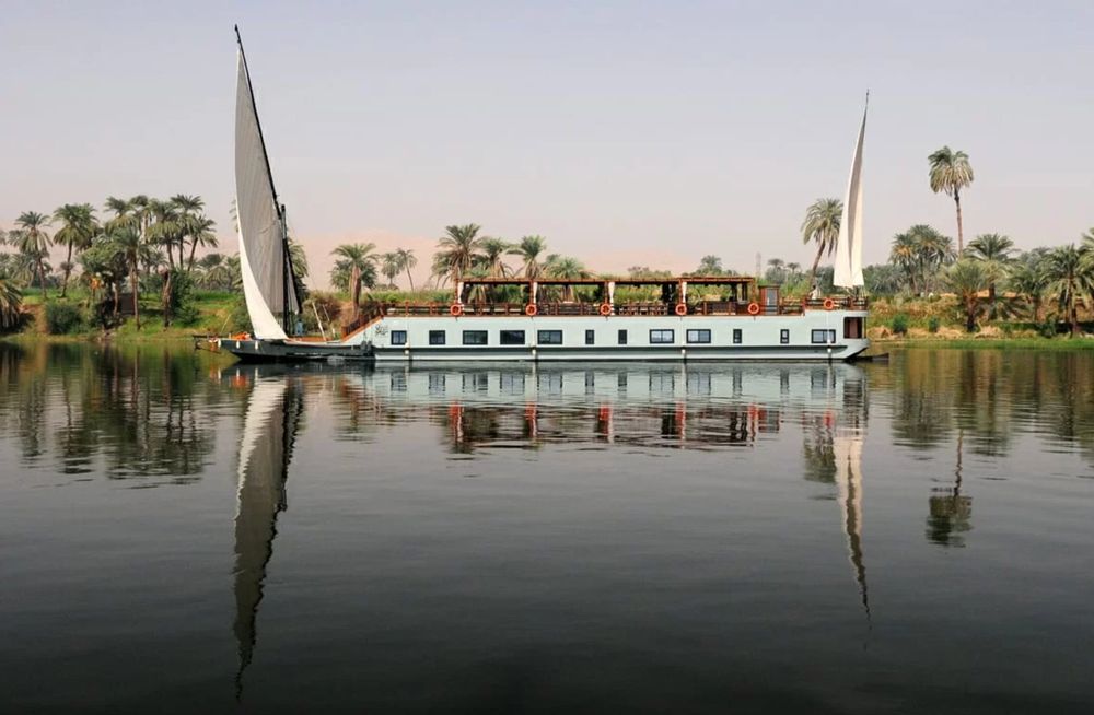 Dahabiya on the Nile