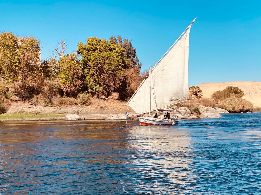 Felucca on the Nile Aswan