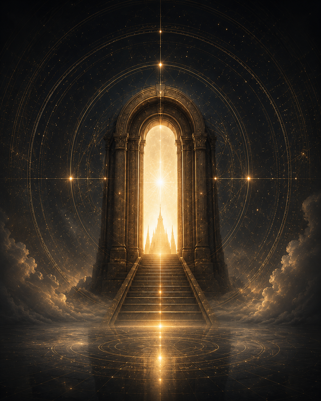 A luminous portal home